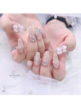 ノルネイル(nol nail)/蝶々パーツがかわいいネイル♪