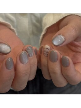 サトリネイルルーム(Satoril..nail room)の写真/理想の輝ける指先を★【natural Art(オフ込)¥6500～】高技術×センス溢れるデザインであなたも虜に♪