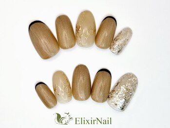 エリクサーネイル 新宿3丁目(Elixir Nail)/定額a シンプル/クーポン使用