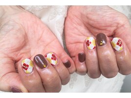 アーガイルネイル♪