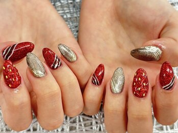 ディーネイル 池袋(D-nail)/〇バレンタインいちごチョコ
