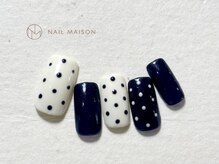 ネイルメゾン 梅田(NAIL MAISON)/手描きドット