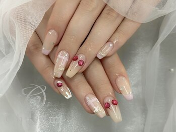 チャロム(Charom)/さくらんぼネイル