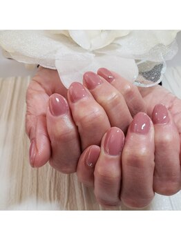 リラクゼーションエステハウス リンレイ(RINREI)/春ワンカラーちゅルンネイル