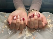 ネイル ミュー(nail myuu)/マグネット×ハートホロ