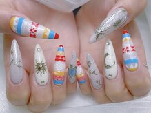ネイルプリンセス(Nail Princess)/ボヘミア風ネイル