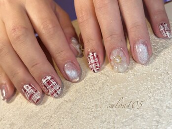 サロン105(salon 105)/ツイード&ぷっくりフラワー