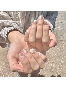 Horizon nailの写真/【オフィスネイルもお任せ】派手すぎず、自分らしさを引き出す上品で洗練されたデザインをご提案♪