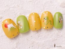 アイネイルズ 横浜WEST店(I-nails)/干支巳年手描きネイル8480円