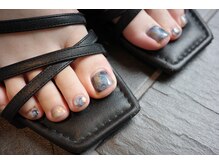 ネイルズ ララ(nails Lala)/#Blue×nuance