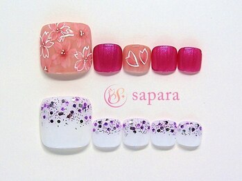 津田沼ネイルサロン サパラ(sapara)/フット定額☆￥6.499　150種☆