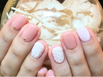 ネイルズ ララ(nails Lala)/ニットネイル。