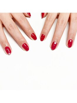 アイリッシュネイル 久屋大通店(Irish Nail)/赤ワンカラー