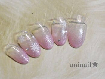 ユニネイル(uninail)/雪の結晶