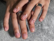 オムネイル 渋谷(HOMME NAIL)/クリアジェルネイル