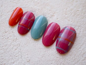 カトルナフ(quatre fois neuf)/くすみカラーのトレンドチェック