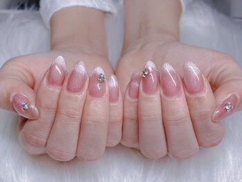 ラニ ネイル(Rani Nail)の写真/SNSで話題のワンホンネイル・韓国ネイルが充実！チークネイルなど流行りを取り入れたデザイン多数！¥7800~