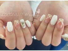 ココナッツネイル/夏ネイル