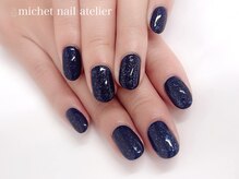 ミケ/ワンカラー+ラメコート¥1,100