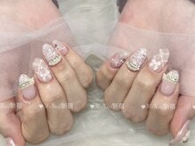 エムプラスネイル 新宿(M+Nail)/春ネイル