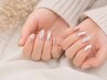 【シンプルを今っぽく】ミラーネイル ¥7,500