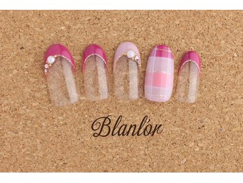ネイルサロン ブランロール 三軒茶屋店(Blanl'or)/大人可愛いタータンチェック