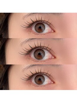 エニー アイラッシュアンドネイル 佐賀店(ANY Eyelash&Nail)/3Dブラウン/トレンド束感まつげ