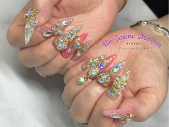 アン ジョーヌドラゴ/【ロングネイル】キラキラネイル