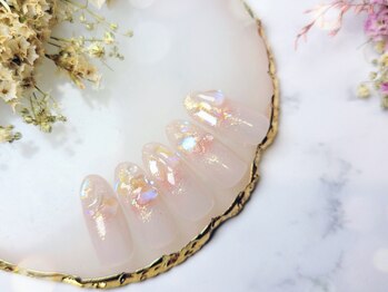 チーク×氷デザイン