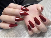メオネイル(MEO NAIL)/ディープレッドワンカラー