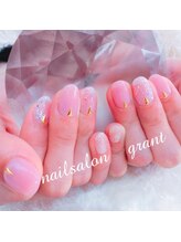 グラント(NAIL SALON&SCHOOL grant)/ピンク×ラメ