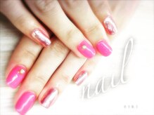 シキ(SIKI)/ピンク×ミラーネイル