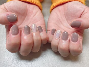 プラス デ ネイル(+ de nail)/ワンカラー+アート☆6,050円