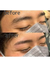 ルアン 六本木店/メンズ美眉毛スタイリング