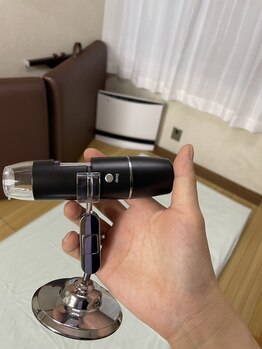 パステル(pastel)/マイクロスコープでお肌チェック