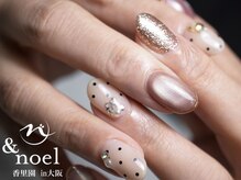 ノエル(Noel)/パールビジュー ドットネイル