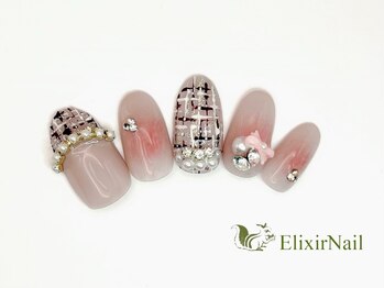 エリクサーネイル 五反田(Elixir Nail)/定額c やり放題/クーポン使用
