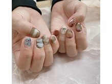 モアニネイル 岡山駅前(Moani Nail)/持ち込みニュアンス放題￥9,500