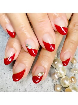 モアネイル(more nail)/ななめフレンチネイル