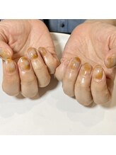 ブラック 池尻大橋店(BLACK)/マーブルネイル