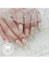 東海最大級ネイルサロン by レディスペネイル 名駅店/うるつるオーロラワンカラー