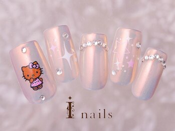 アイネイルズ 町田店(I nails)/ミラーキティネイル10480円