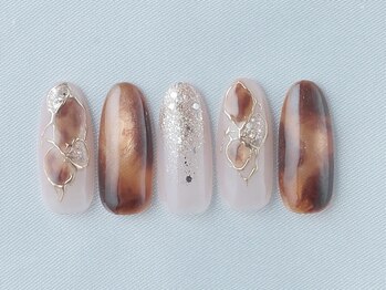 エリクサーネイル 長堀橋(Elixir Nail)/長堀橋限定べっ甲デザイン♪