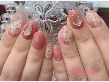 ハーティー(Hearty)/マーブルネイル♪