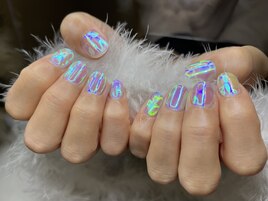 うるうる氷ネイル￥10000