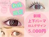 ☆新規限定☆上下まつげAllデザイン　5000円