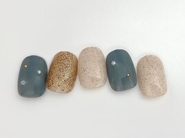 Bコース5200円ショートネイル