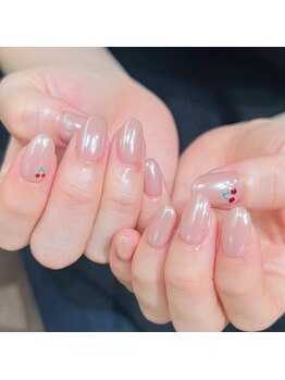 ネイルアンドアイラッシュスタジオ シュシュ(chouchou)/ちょこっとさくらんぼ・オーロラ