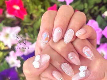ケリーネイル(kelly nail.)の写真/シンプルオフィスネイル~季節ごとのトレンドデザインまで多数取り揃え♪21時まで営業でお仕事帰りにも◎