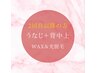 【女性★脱毛】うなじ.背中上のワックス+光　部分脱毛《即日ツルツル肌》